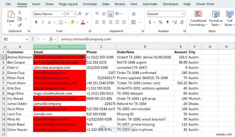 Master Regex ใน Excel:หลักสูตรข้อขัดข้องของผู้ใช้ระดับสูง 