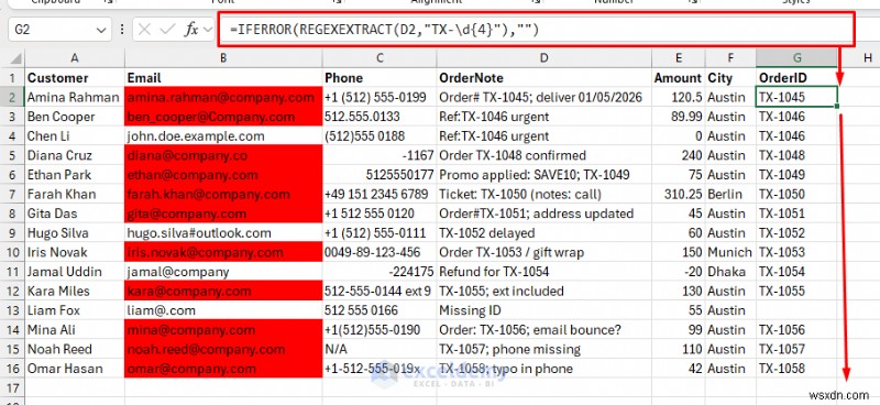 Master Regex ใน Excel:หลักสูตรข้อขัดข้องของผู้ใช้ระดับสูง 