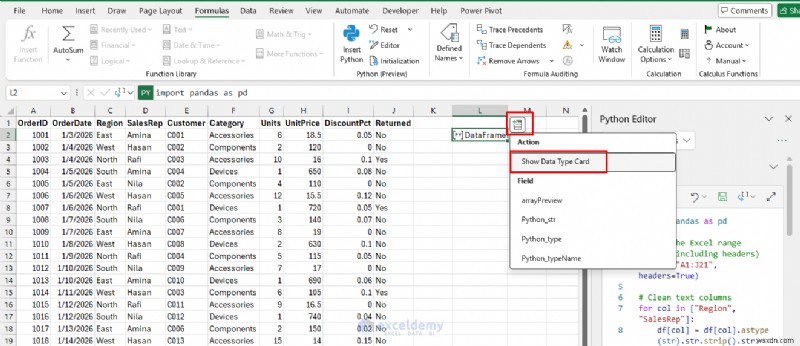 5 วิธีอันทรงพลังในการรวม Excel และ Python สำหรับเวิร์กโฟลว์ข้อมูลขั้นสูง 