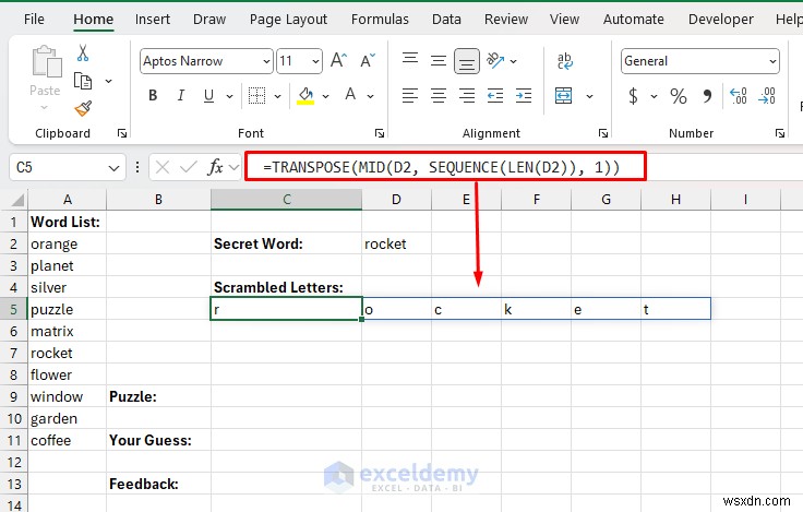 Excel เหนือกว่าสเปรดชีต:สร้างมินิเกมและปริศนาด้วยเคล็ดลับอันชาญฉลาด