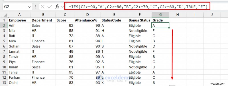 การเรียนรู้ทางเลือก Excel IF:คำแนะนำที่ชัดเจนในการเลือกฟังก์ชันแบบมีเงื่อนไขที่ดีที่สุด 