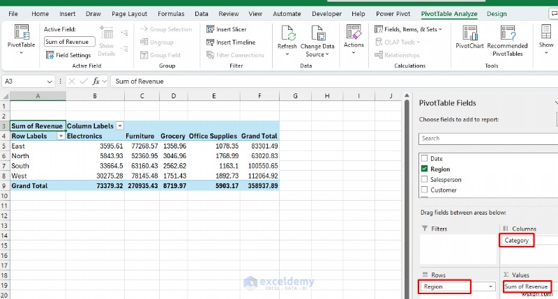 Master PivotTables:5 เทคนิคขั้นสูงเพื่อข้อมูลเชิงลึกอันทรงพลัง