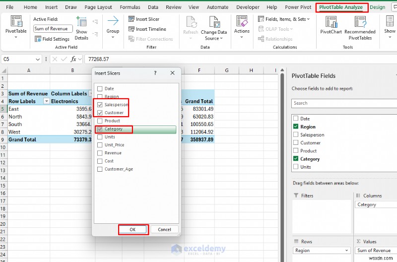 Master PivotTables:5 เทคนิคขั้นสูงเพื่อข้อมูลเชิงลึกอันทรงพลัง