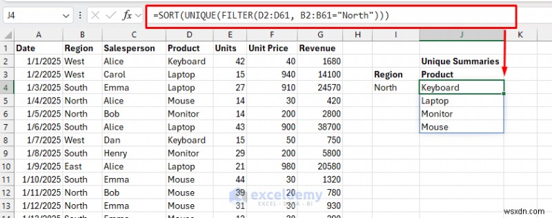 แปลงสเปรดชีตของคุณ:5 ฟังก์ชันอาร์เรย์แบบไดนามิก (FILTER, UNIQUE, SORT) 