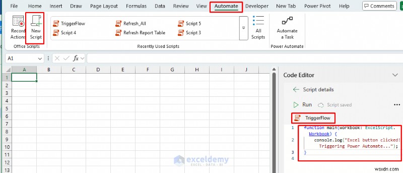 เปิดใช้ Power BI และ Power Automate จากปุ่ม Excel:คำแนะนำทีละขั้นตอน 