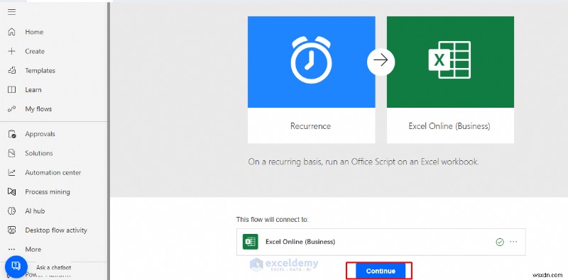 เปิดใช้ Power BI และ Power Automate จากปุ่ม Excel:คำแนะนำทีละขั้นตอน 