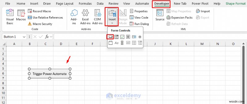 เปิดใช้ Power BI และ Power Automate จากปุ่ม Excel:คำแนะนำทีละขั้นตอน 