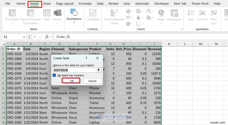 สร้างสมุดงาน Excel แบบโต้ตอบโดยไม่มี VBA:คำแนะนำทีละขั้นตอน 