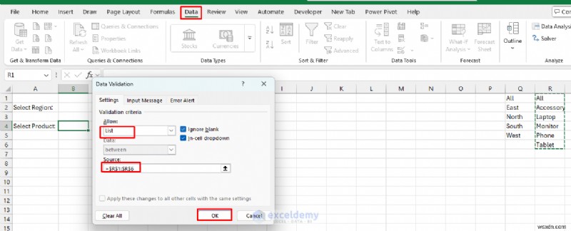 สร้างสมุดงาน Excel แบบโต้ตอบโดยไม่มี VBA:คำแนะนำทีละขั้นตอน 