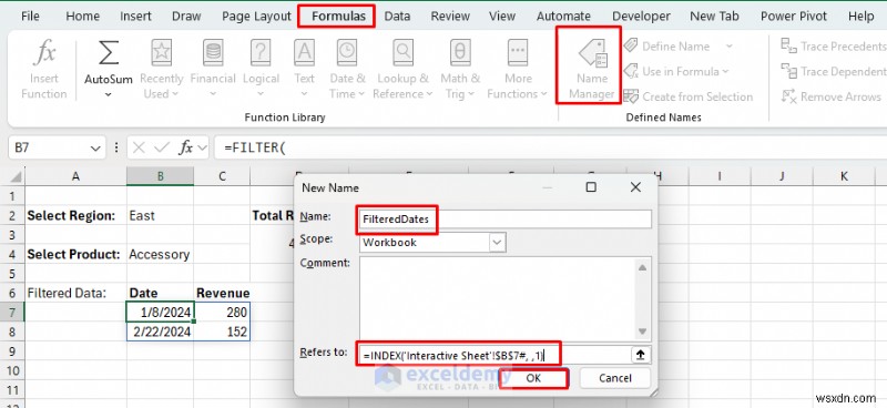 สร้างสมุดงาน Excel แบบโต้ตอบโดยไม่มี VBA:คำแนะนำทีละขั้นตอน 