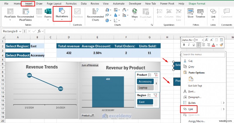 สร้างสมุดงาน Excel แบบโต้ตอบโดยไม่มี VBA:คำแนะนำทีละขั้นตอน 