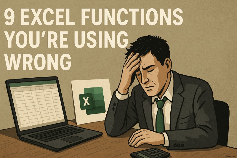 9 ข้อผิดพลาดทั่วไปของฟังก์ชัน Excel—และวิธีแก้ไข 