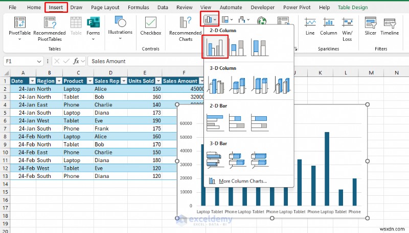 สร้างแผนภูมิ Excel แบบเรียลไทม์เชิงโต้ตอบสำหรับการแสดงข้อมูลแบบไดนามิก