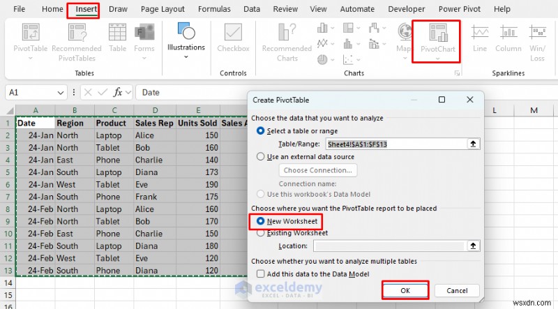 สร้างแผนภูมิ Excel แบบเรียลไทม์เชิงโต้ตอบสำหรับการแสดงข้อมูลแบบไดนามิก