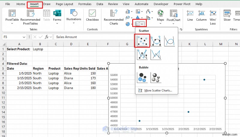 สร้างแผนภูมิ Excel แบบเรียลไทม์เชิงโต้ตอบสำหรับการแสดงข้อมูลแบบไดนามิก