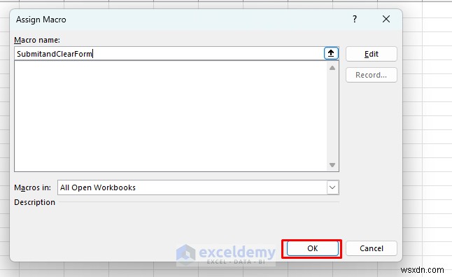สร้างแบบฟอร์ม Excel แบบล้างตัวเองโดยใช้ VBA และช่วงที่ตั้งชื่อ 