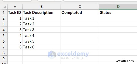 สร้างรายการตรวจสอบที่ล็อกไว้จนกว่าจะเสร็จสมบูรณ์ใน Excel:คำแนะนำทีละขั้นตอนพร้อมการป้องกันลอจิกและชีต