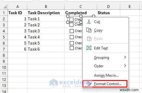สร้างรายการตรวจสอบที่ล็อกไว้จนกว่าจะเสร็จสมบูรณ์ใน Excel:คำแนะนำทีละขั้นตอนพร้อมการป้องกันลอจิกและชีต