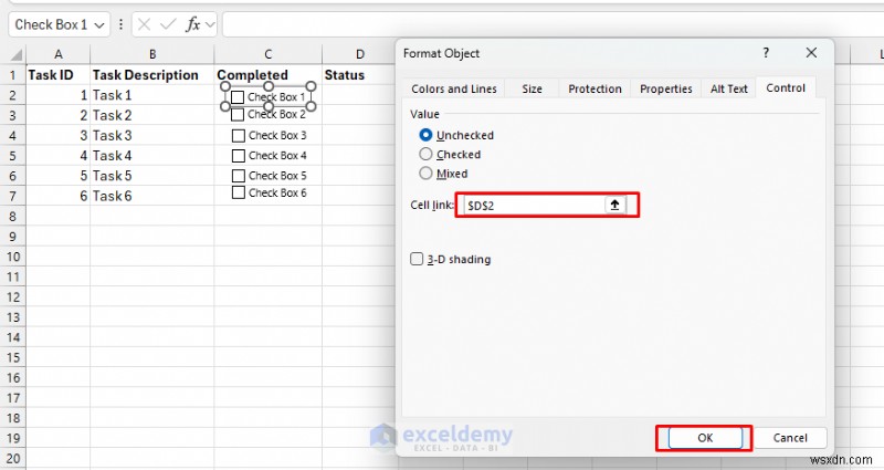 สร้างรายการตรวจสอบที่ล็อกไว้จนกว่าจะเสร็จสมบูรณ์ใน Excel:คำแนะนำทีละขั้นตอนพร้อมการป้องกันลอจิกและชีต