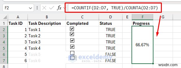 สร้างรายการตรวจสอบที่ล็อกไว้จนกว่าจะเสร็จสมบูรณ์ใน Excel:คำแนะนำทีละขั้นตอนพร้อมการป้องกันลอจิกและชีต