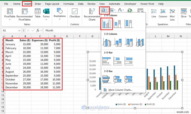 ความเชี่ยวชาญด้านแผนภูมิ Excel:จากพื้นฐานไปจนถึงแดชบอร์ดแบบไดนามิก