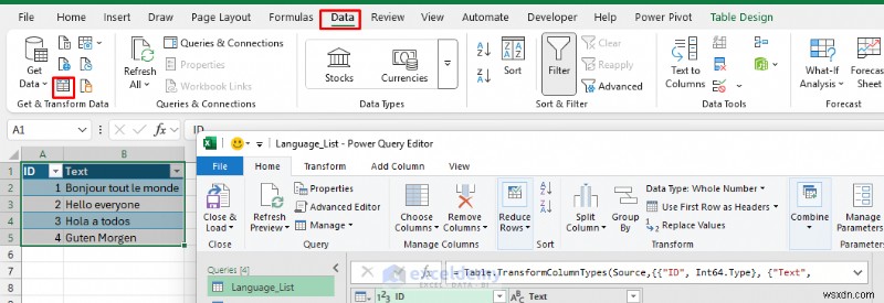 ตรวจหาภาษาในเซลล์ Excel โดยอัตโนมัติด้วย Power Query และ VBA 