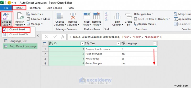 ตรวจหาภาษาในเซลล์ Excel โดยอัตโนมัติด้วย Power Query และ VBA 