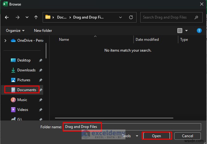 การอัปโหลดไฟล์แบบลากและวางที่ราบรื่นใน Excel ด้วย Power Query 