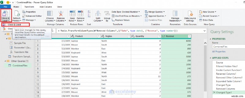 การอัปโหลดไฟล์แบบลากและวางที่ราบรื่นใน Excel ด้วย Power Query 