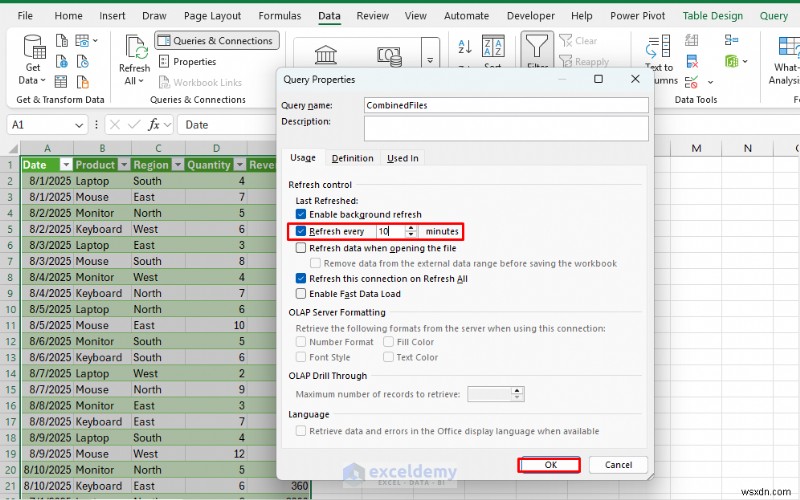 การอัปโหลดไฟล์แบบลากและวางที่ราบรื่นใน Excel ด้วย Power Query 