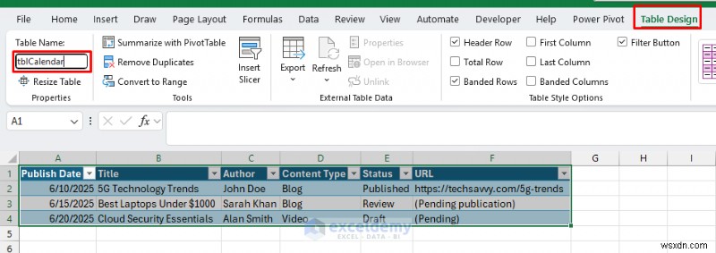 ใช้ Excel เป็น CMS น้ำหนักเบาเพื่อการวางแผนเนื้อหาเว็บไซต์ที่ง่ายดาย 