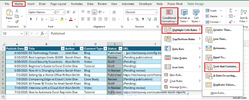 ใช้ Excel เป็น CMS น้ำหนักเบาเพื่อการวางแผนเนื้อหาเว็บไซต์ที่ง่ายดาย 