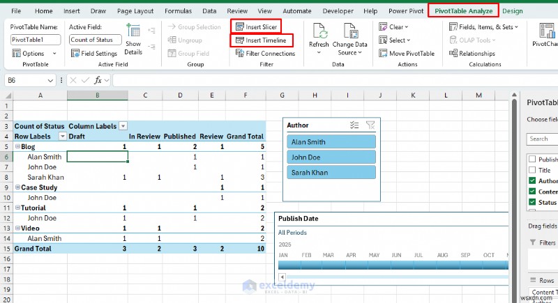 ใช้ Excel เป็น CMS น้ำหนักเบาเพื่อการวางแผนเนื้อหาเว็บไซต์ที่ง่ายดาย 