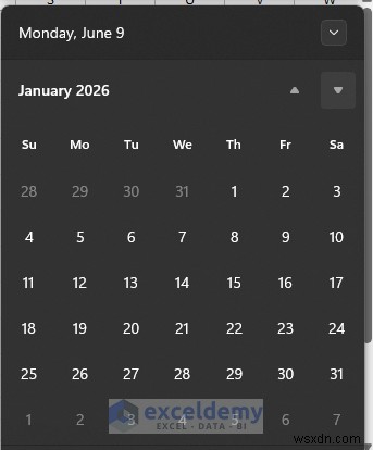 สร้างปฏิทินแบบไดนามิกใน Excel ด้วยการควบคุมแบบฟอร์ม—คำแนะนำทีละขั้นตอน 