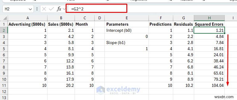 สร้างโมเดล ML น้ำหนักเบาใน Excel โดยใช้ตัวแก้ปัญหาและสูตร
