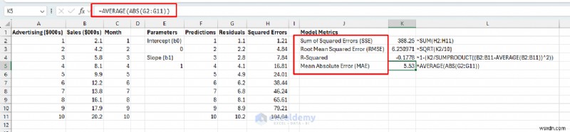 สร้างโมเดล ML น้ำหนักเบาใน Excel โดยใช้ตัวแก้ปัญหาและสูตร