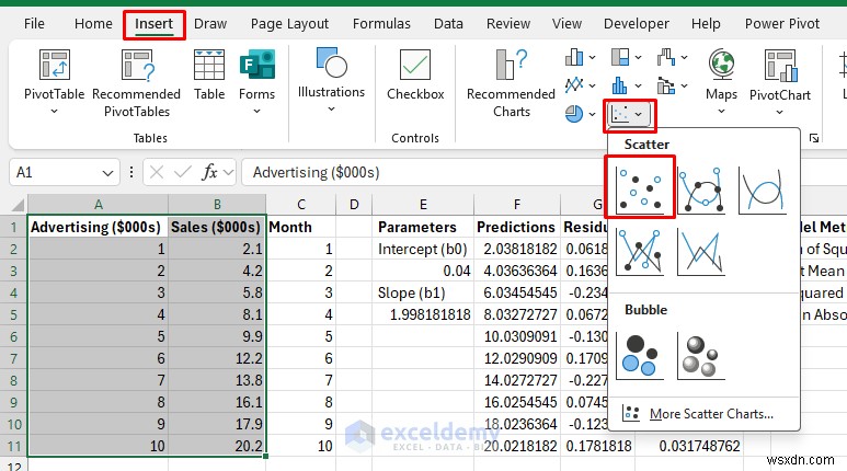 สร้างโมเดล ML น้ำหนักเบาใน Excel โดยใช้ตัวแก้ปัญหาและสูตร