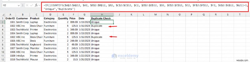 8 วิธีการที่ได้รับการพิสูจน์แล้วในการกำจัดข้อมูลที่ซ้ำกันใน Excel ในขณะที่ยังคงรักษาความสมบูรณ์ไว้