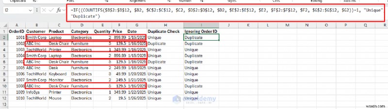 8 วิธีการที่ได้รับการพิสูจน์แล้วในการกำจัดข้อมูลที่ซ้ำกันใน Excel ในขณะที่ยังคงรักษาความสมบูรณ์ไว้