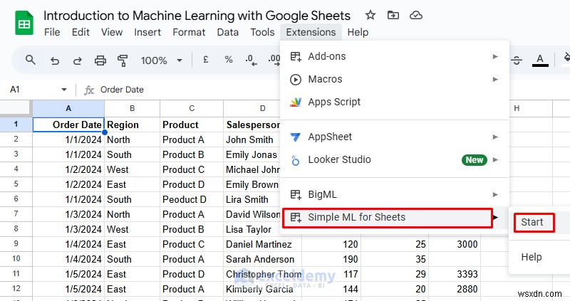 พื้นฐานการเรียนรู้ของเครื่องระดับปรมาจารย์โดยใช้ Google ชีต:คู่มือปฏิบัติ