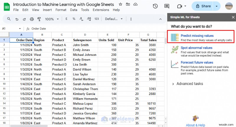 พื้นฐานการเรียนรู้ของเครื่องระดับปรมาจารย์โดยใช้ Google ชีต:คู่มือปฏิบัติ