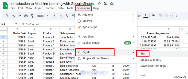 พื้นฐานการเรียนรู้ของเครื่องระดับปรมาจารย์โดยใช้ Google ชีต:คู่มือปฏิบัติ