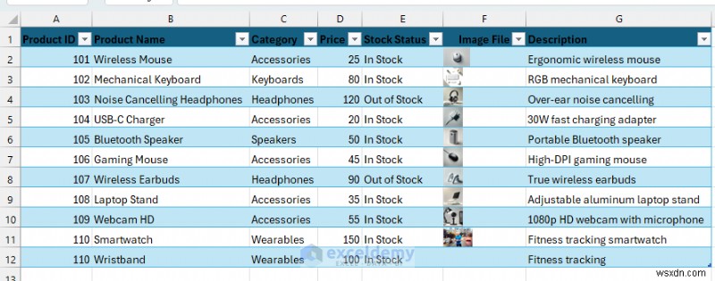 สร้างแคตตาล็อกผลิตภัณฑ์แบบไดนามิกใน Excel:คำแนะนำทีละขั้นตอน 