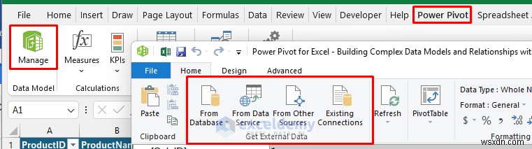 การเรียนรู้โมเดลข้อมูลที่ซับซ้อนและความสัมพันธ์ของตารางด้วย Power Pivot 
