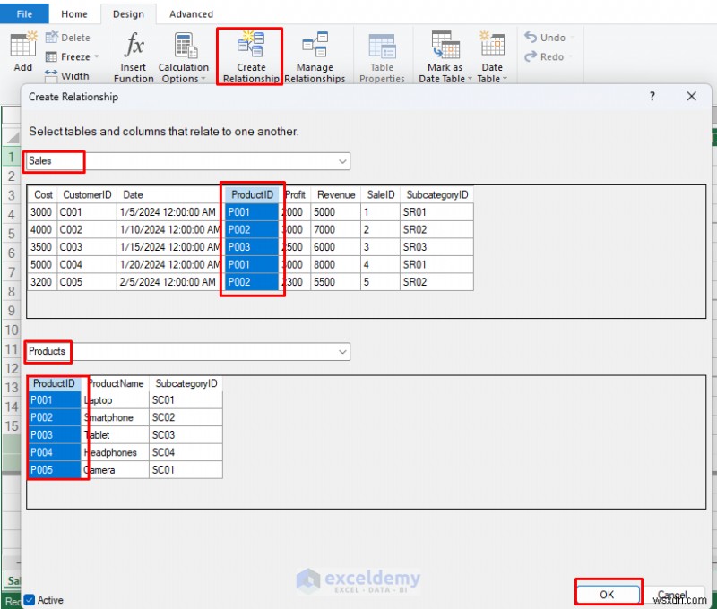 การเรียนรู้โมเดลข้อมูลที่ซับซ้อนและความสัมพันธ์ของตารางด้วย Power Pivot 