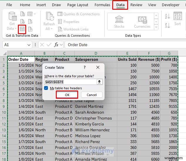 สร้างแดชบอร์ดแบบเรียลไทม์แบบไดนามิกโดยใช้ Excel Power Query