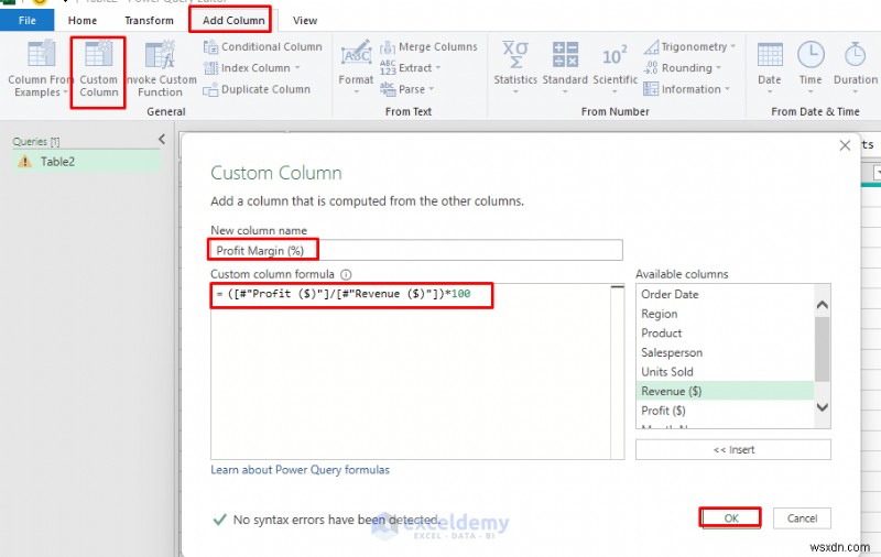สร้างแดชบอร์ดแบบเรียลไทม์แบบไดนามิกโดยใช้ Excel Power Query