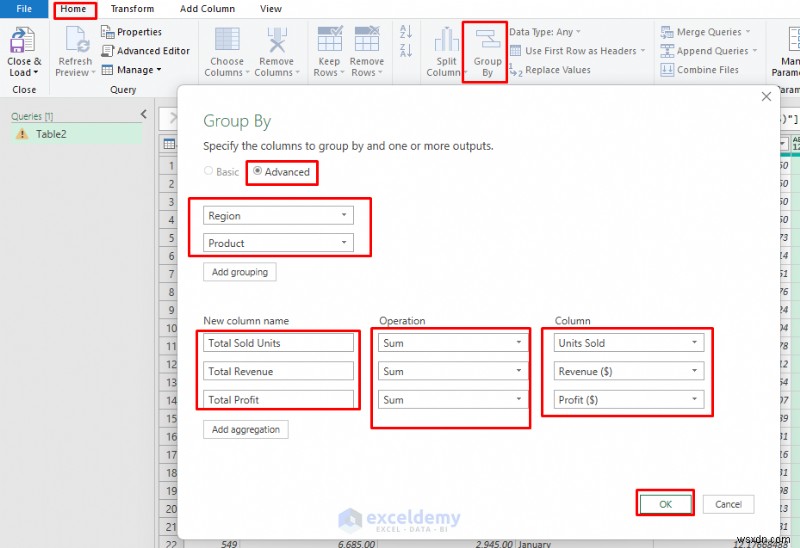 สร้างแดชบอร์ดแบบเรียลไทม์แบบไดนามิกโดยใช้ Excel Power Query