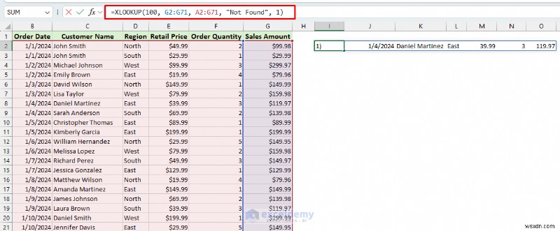 การค้นหา Excel ขั้นสูงขั้นสูง:เหนือกว่า VLOOKUP ด้วย XLOOKUP &INDEX-MATCH-MATCH