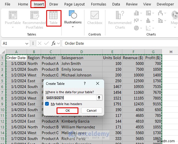 สร้างแดชบอร์ด Excel แบบโต้ตอบโดยใช้การควบคุมแบบฟอร์ม (ไม่จำเป็นต้องใช้ VBA)